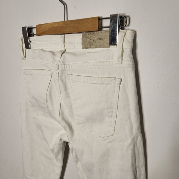 IRO Jarod cropped distressed low-rise skinny jeans Size 24 - Picture 8 of 12